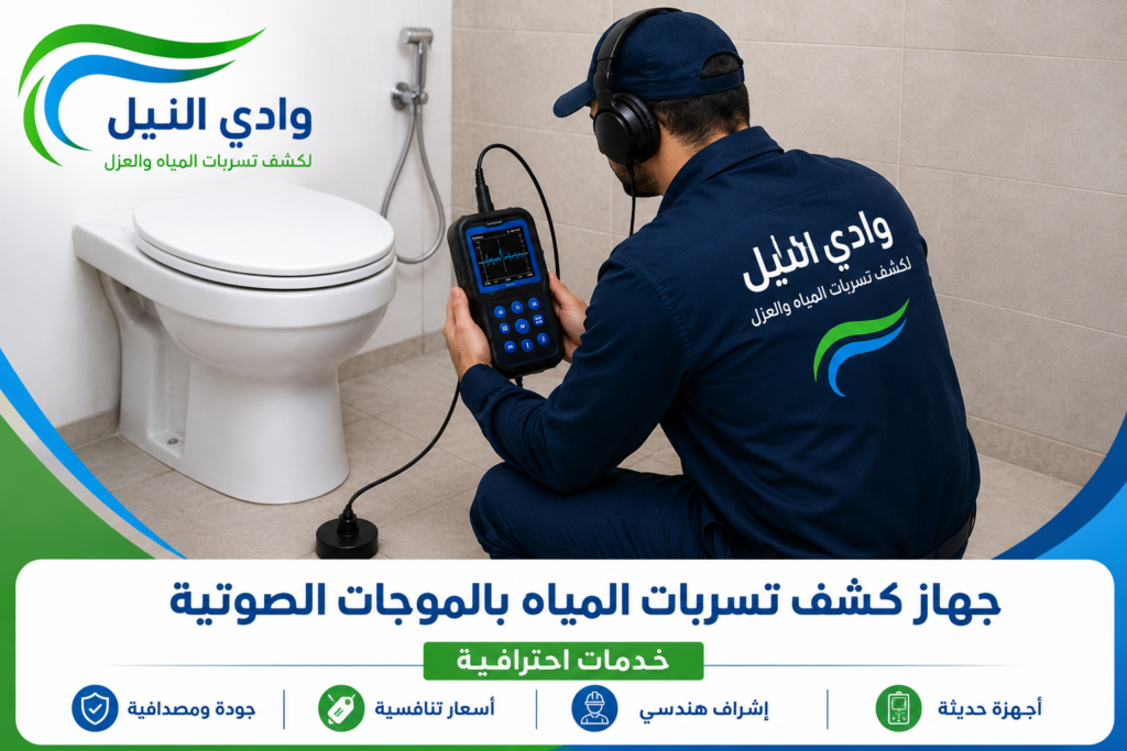جهاز كشف تسربات المياه بالموجات الصوتية
