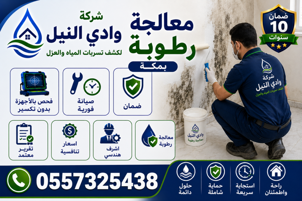 شركات معالجة رطوبة بمكة