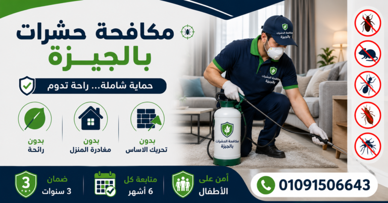 مكافحة حشرات بالجيزة