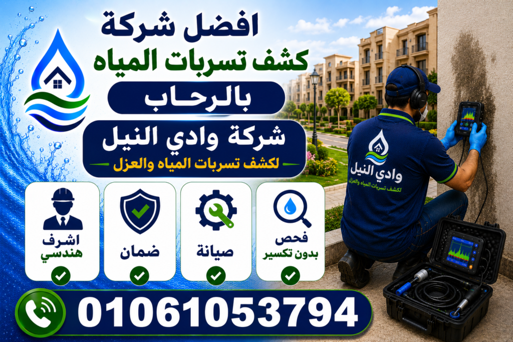 افضل شركة كشف تسربات المياه بالرحاب