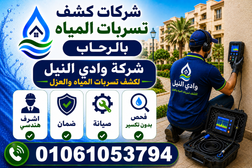 شركات كشف تسربات المياه بالرحاب