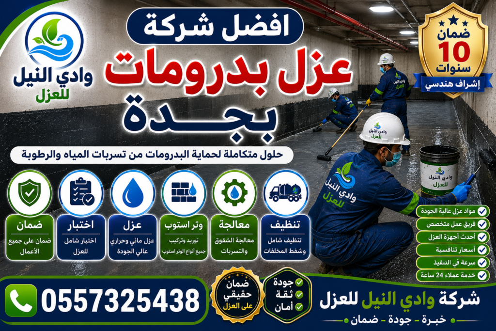 افضل شركة عزل بدرومات بجدة