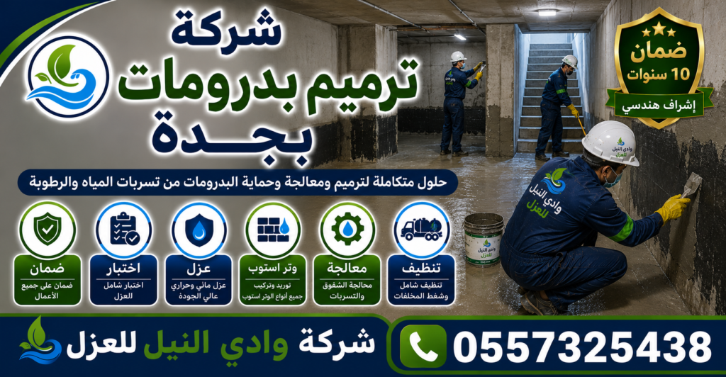شركة ترميم بدرومات بجدة