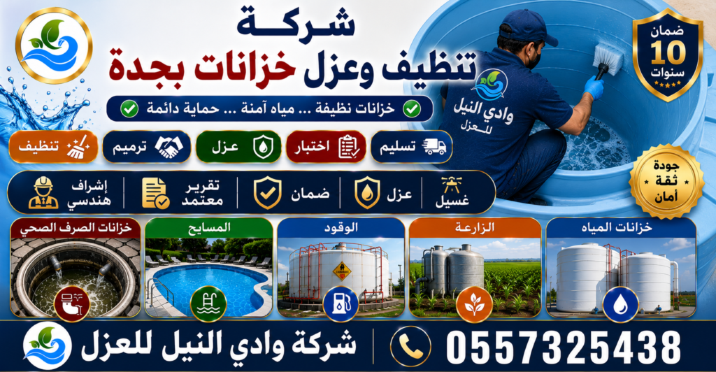 شركة تنظيف وعزل خزانات بجدة