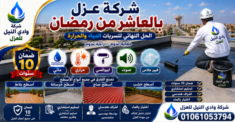 شركة عزل بالعاشر من رمضان