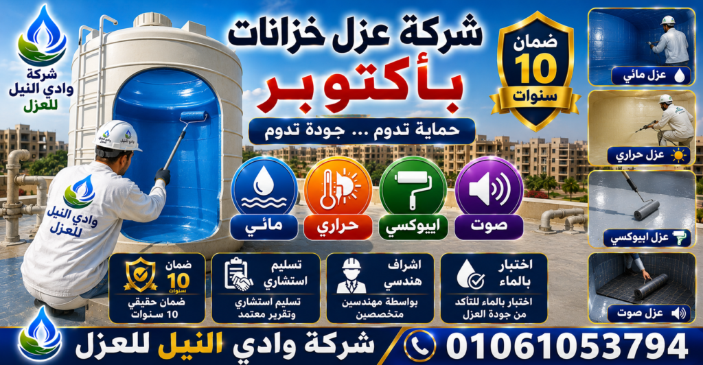 شركة عزل خزانات باكتوبر