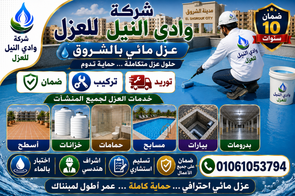 شركة عزل مائي بالشروق