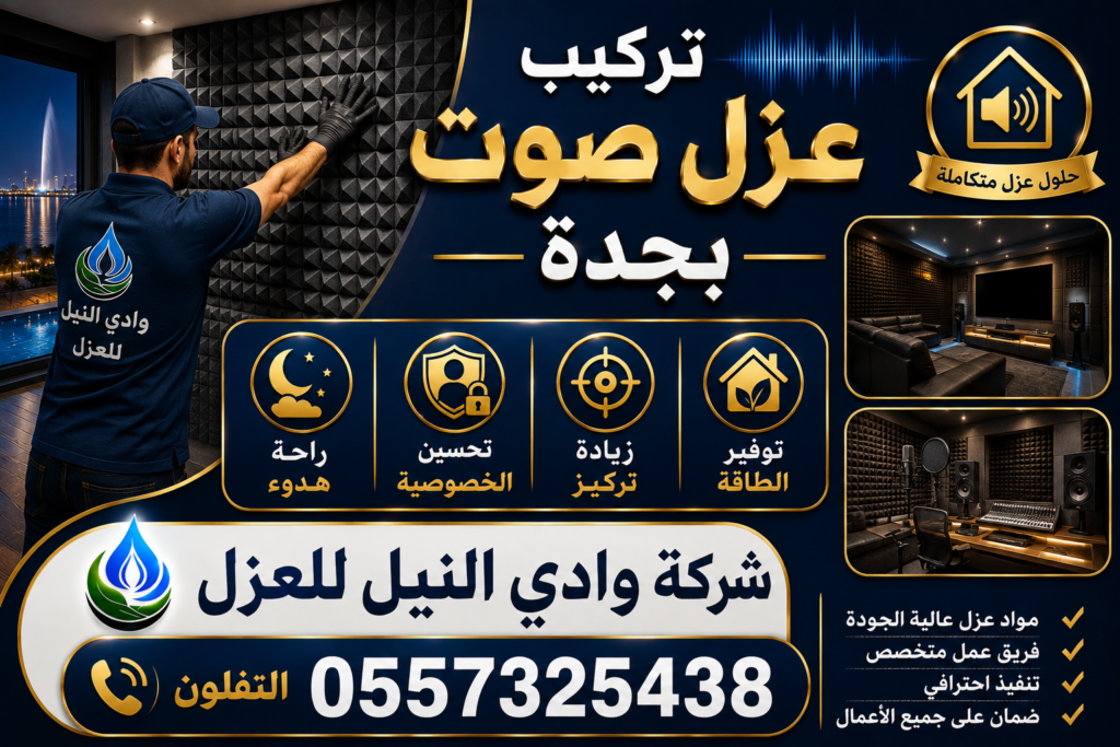 تركيب عزل صوت بجدة