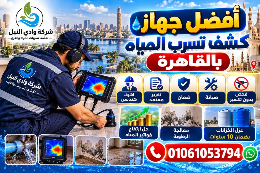 أفضل جهاز كشف تسرب المياه بالقاهرة