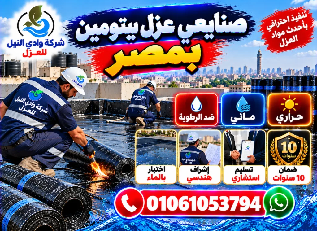صنايعي عزل بيتومين بمصر