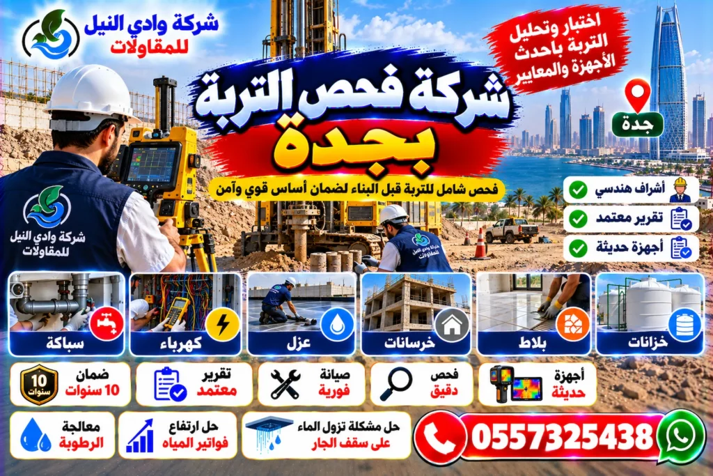 شركة فحص التربة بجدة