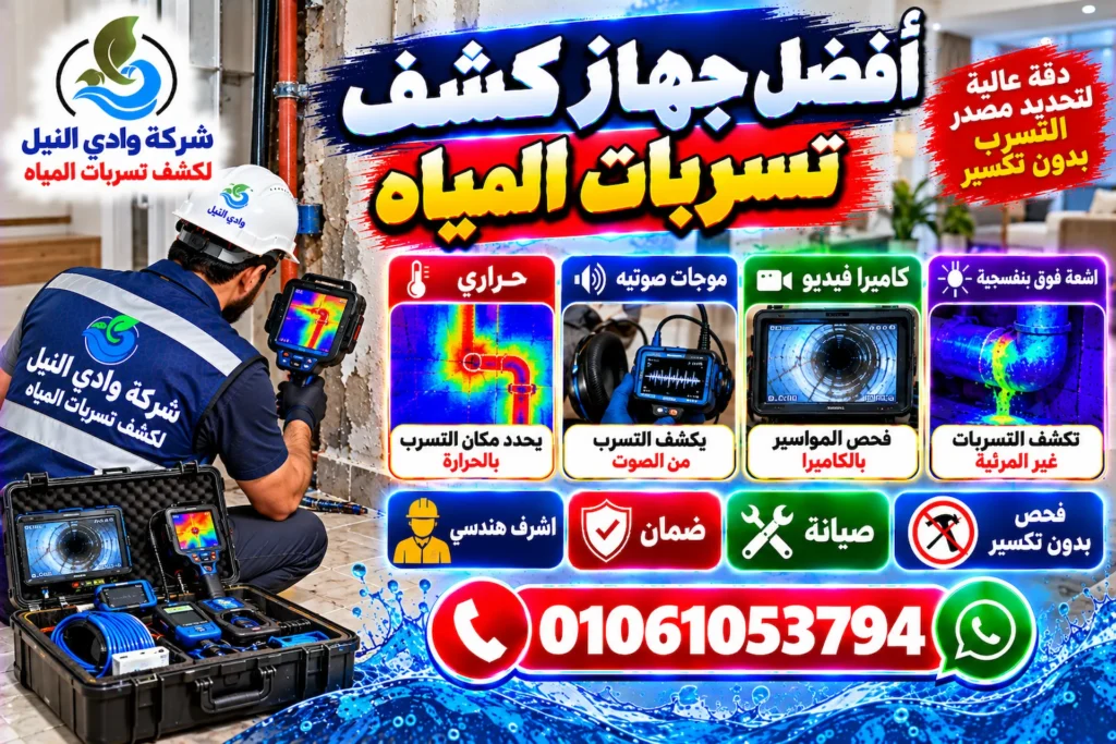 افضل جهاز كشف تسربات المياه