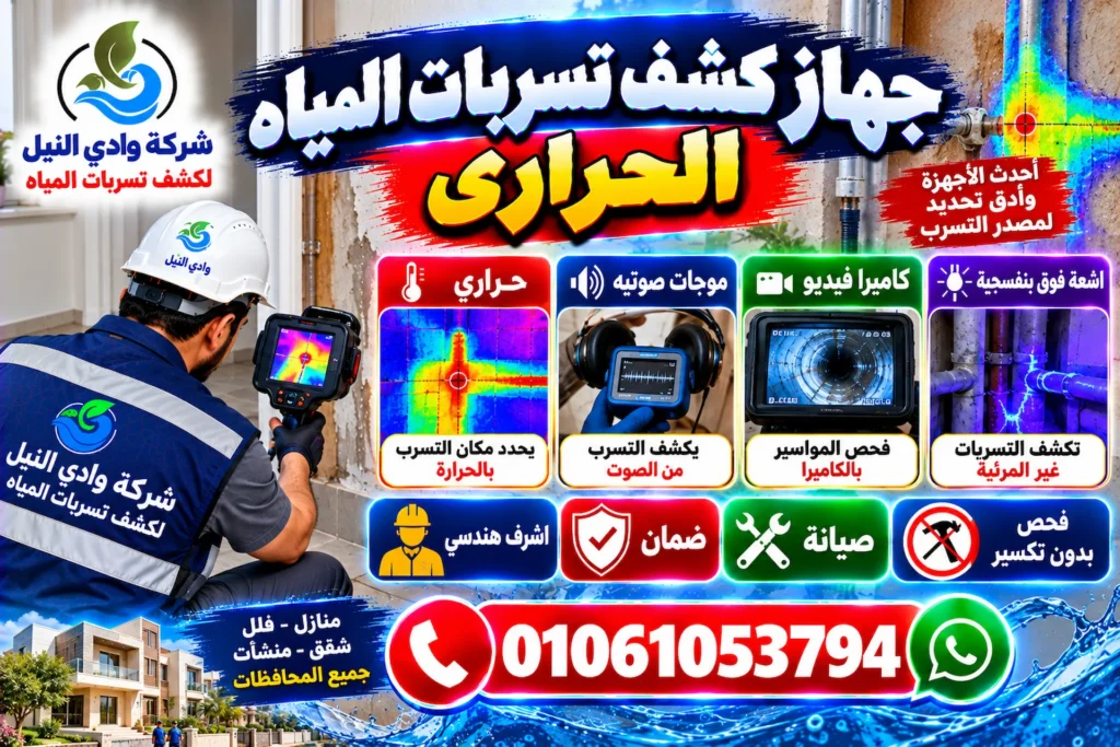 جهاز كشف تسربات المياه الحرارى
